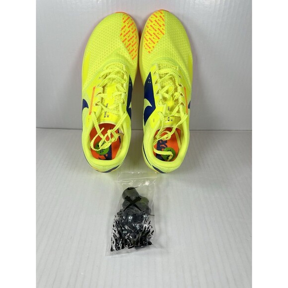 Nike Men’s 9.5 Rival XC 6 Cross-Country Spikes Volt/Total Orange DX7999-701 NEW - Picture 6 of 8